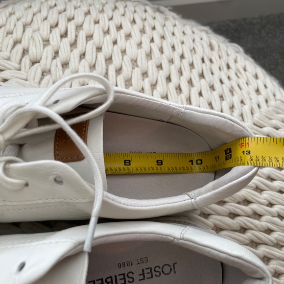 *New JOSEPH SEIBEL Claire 01 white leather sneaker sz41/10.5 - Picture 5 of 13